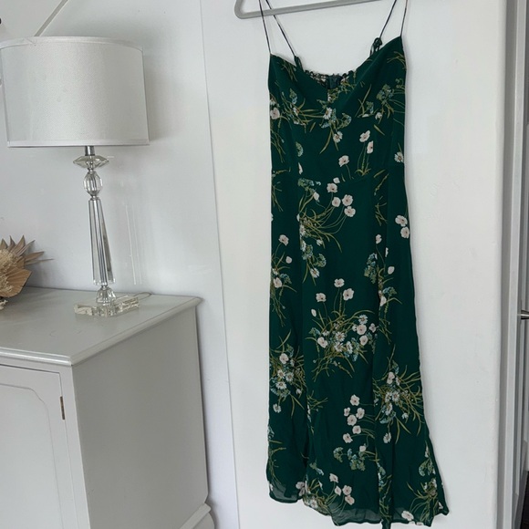 Reformation Green Floral Women's Dress - Picture 2 of 4